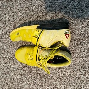 Reebok Women Crossfit Lifting Powerbax CF74 Sneakers Shoes ~ Yellow ~ Size 10